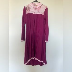 Shukr High Low Tunic Cardigan Kaftan Islamic Clothing Islamic Dress